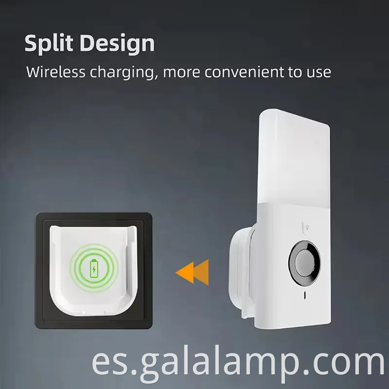 Luz nocturna LED activada por movimiento inteligente con puerto USB